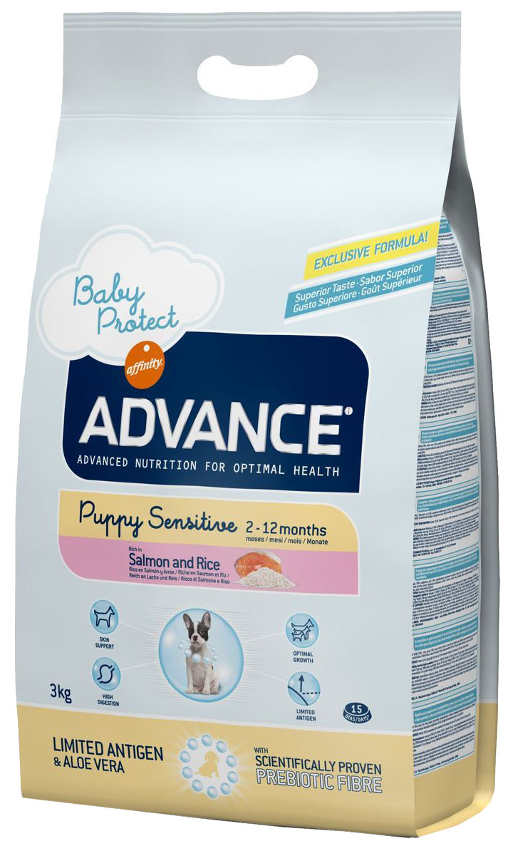 Сухой корм для щенков Advance Babyprotect Puppy Sensitive, лосось, рис, 3кг, BABYPROTECT PUPPY SENSITIVE
Сухой корм для щенков Advance Babyprotect Puppy Sensitive, лосось, рис, 3кг, BABYPROTECT PUPPY SENSITIVE