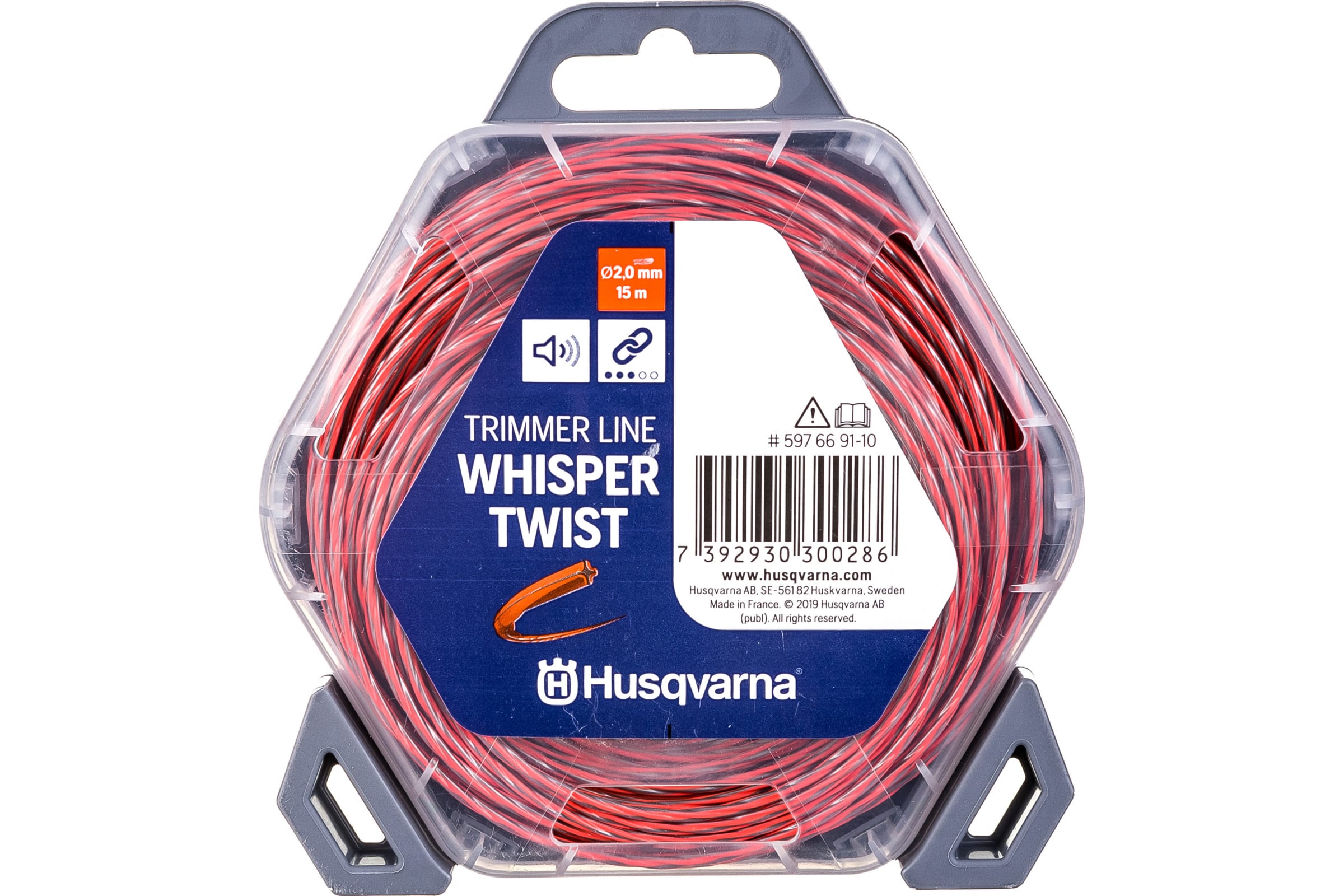 Леска для триммера витая крест 2,0 мм Husqvarna Whisper twist 5976691-10 15 м, Оранжевый;серый, Whisper Twist
Леска для триммера витая крест 2,0 мм Husqvarna Whisper twist 5976691-10 15 м, Оранжевый;серый, Whisper Twist