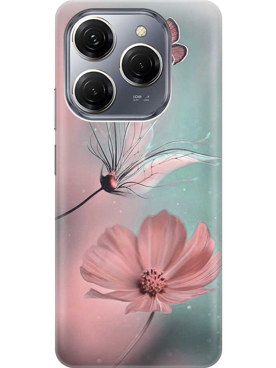 Силиконовый чехол на Tecno Spark 20 Pro с рисунком "Бабочка и цветы", Голубой;розовый;серый, 20011919
Силиконовый чехол на Tecno Spark 20 Pro с рисунком "Бабочка и цветы", Голубой;розовый;серый, 20011919