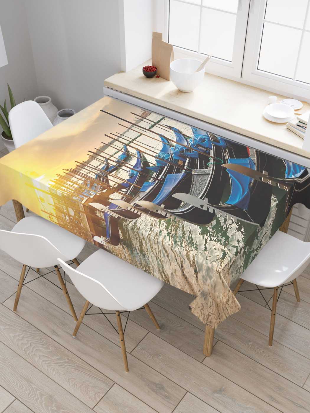 Скатерть прямоугольная JoyArty "Гандолы на рассвете" из сатена, 120x145 см, Серый, Гандолы на рассвете
Скатерть прямоугольная JoyArty "Гандолы на рассвете" из сатена, 120x145 см, Серый, Гандолы на рассвете