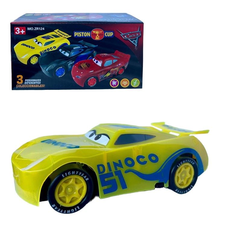 Игрушечная машинка WIZZAL Cars Тачки DINOCO интерактивная свет и звук желтый, 08440
Игрушечная машинка WIZZAL Cars Тачки DINOCO интерактивная свет и звук желтый, 08440