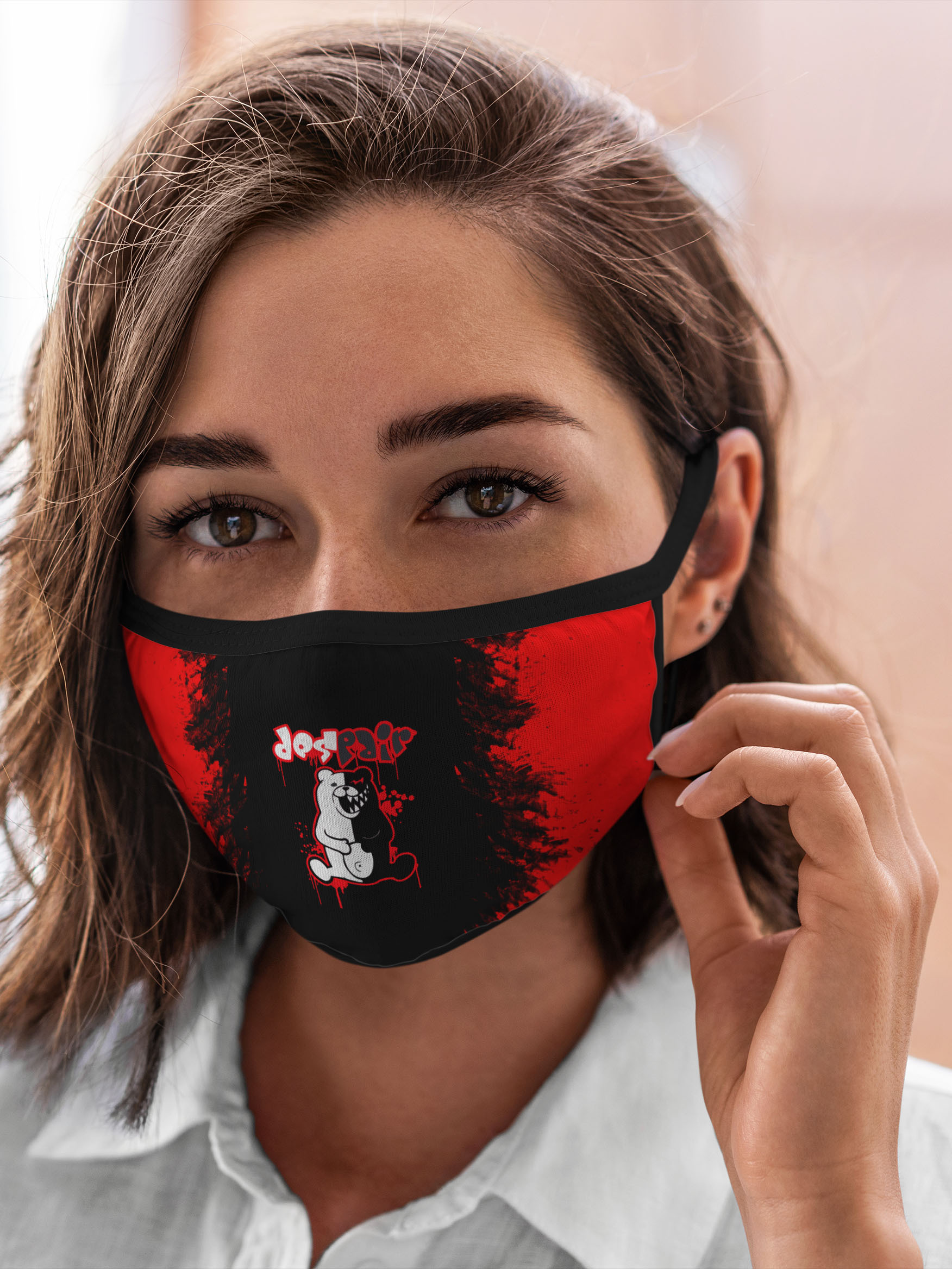 Многоразовая маска унисекс Burnettie Monokuma Красные Потертости, Разноцветный, Monokuma Красные Потертости
Многоразовая маска унисекс Burnettie Monokuma Красные Потертости, Разноцветный, Monokuma Красные Потертости