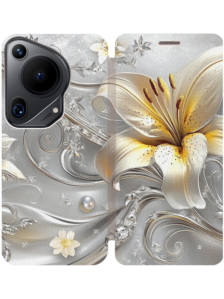 Чехол-книжка на Huawei Pura 70 Ultra с принтом "Серебристая лилия" золотой, Золотистый;белый;серый;желтый, 782625823
Чехол-книжка на Huawei Pura 70 Ultra с принтом "Серебристая лилия" золотой, Золотистый;белый;серый;желтый, 782625823