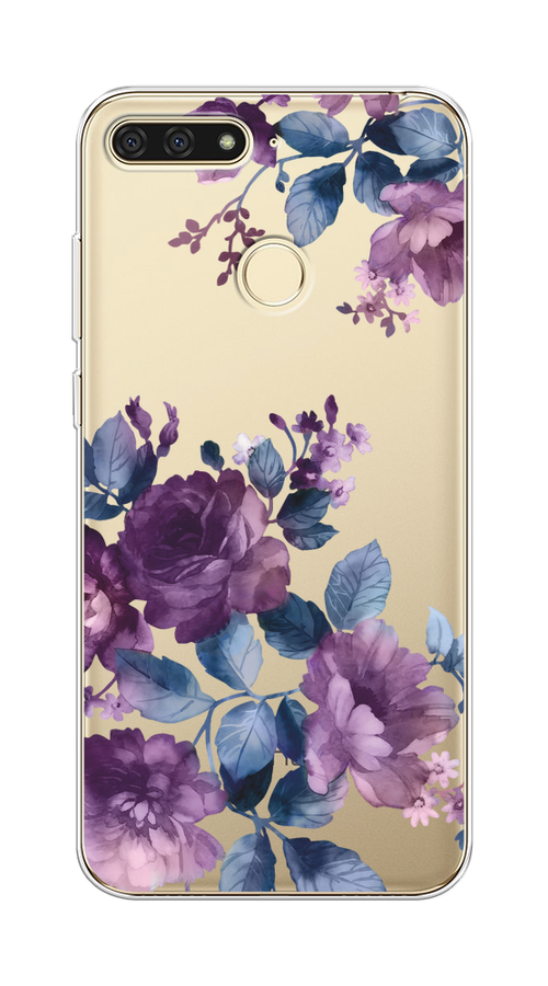 Чехол на Honor 7C/7A Pro/Huawei Y6 Prime 2018 "Purple Blossoms", Синий;фиолетовый, 64550-1
Чехол на Honor 7C/7A Pro/Huawei Y6 Prime 2018 "Purple Blossoms", Синий;фиолетовый, 64550-1