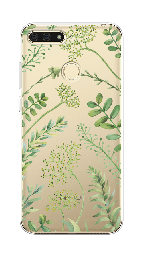 Чехол на Honor 7C/7A Pro/Huawei Y6 Prime 2018 "Green Leaves", Зеленый;прозрачный, 64550-1
Чехол на Honor 7C/7A Pro/Huawei Y6 Prime 2018 "Green Leaves", Зеленый;прозрачный, 64550-1