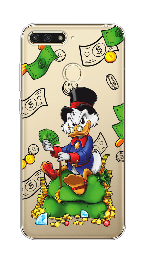 Чехол на Honor 7C/7A Pro/Huawei Y6 Prime 2018 "Scrooge Richness", Черный;синий;зеленый, 64550-1
Чехол на Honor 7C/7A Pro/Huawei Y6 Prime 2018 "Scrooge Richness", Черный;синий;зеленый, 64550-1