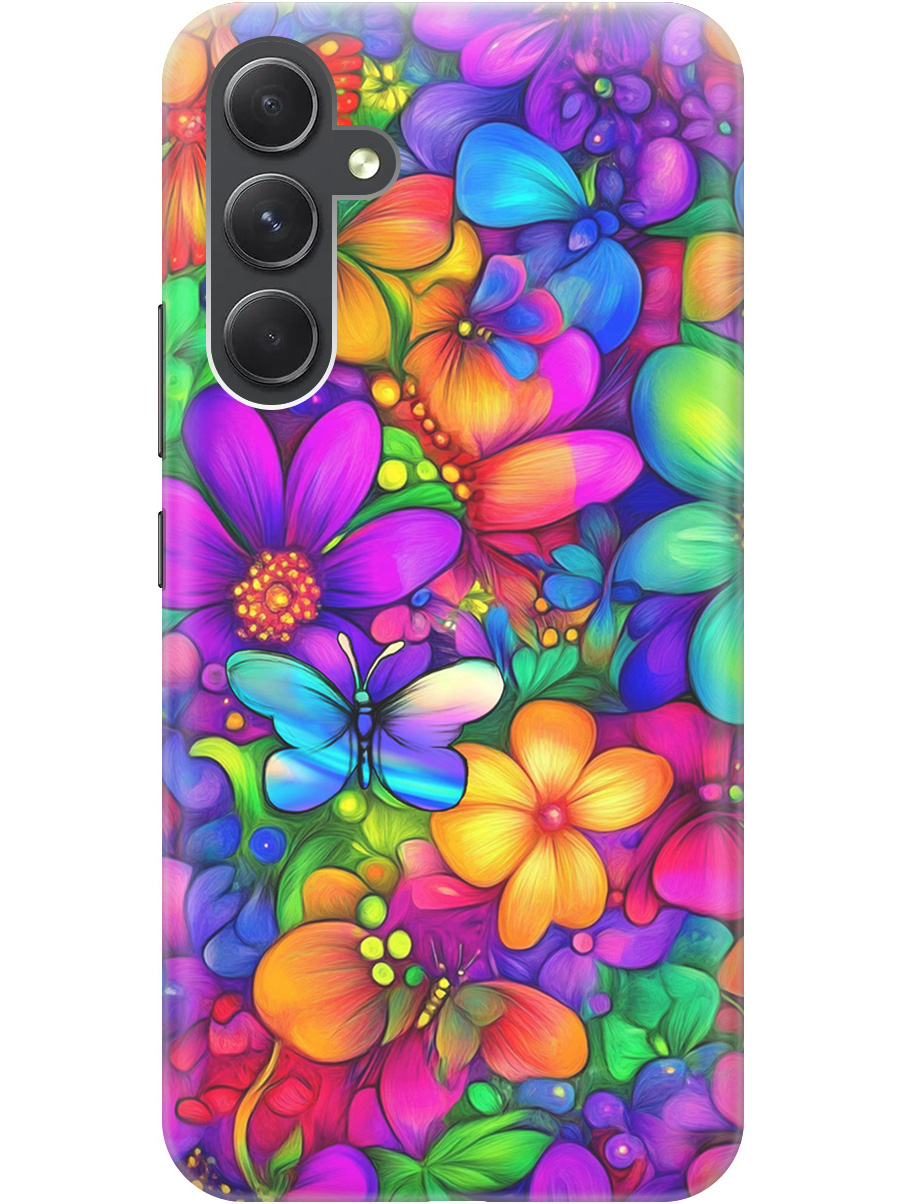Силиконовый чехол на Samsung Galaxy A54 5G с принтом "Бабочки и цветы" прозрачный, Прозрачный;зеленый;фиолетовый;красный, 769297623
Силиконовый чехол на Samsung Galaxy A54 5G с принтом "Бабочки и цветы" прозрачный, Прозрачный;зеленый;фиолетовый;красный, 769297623