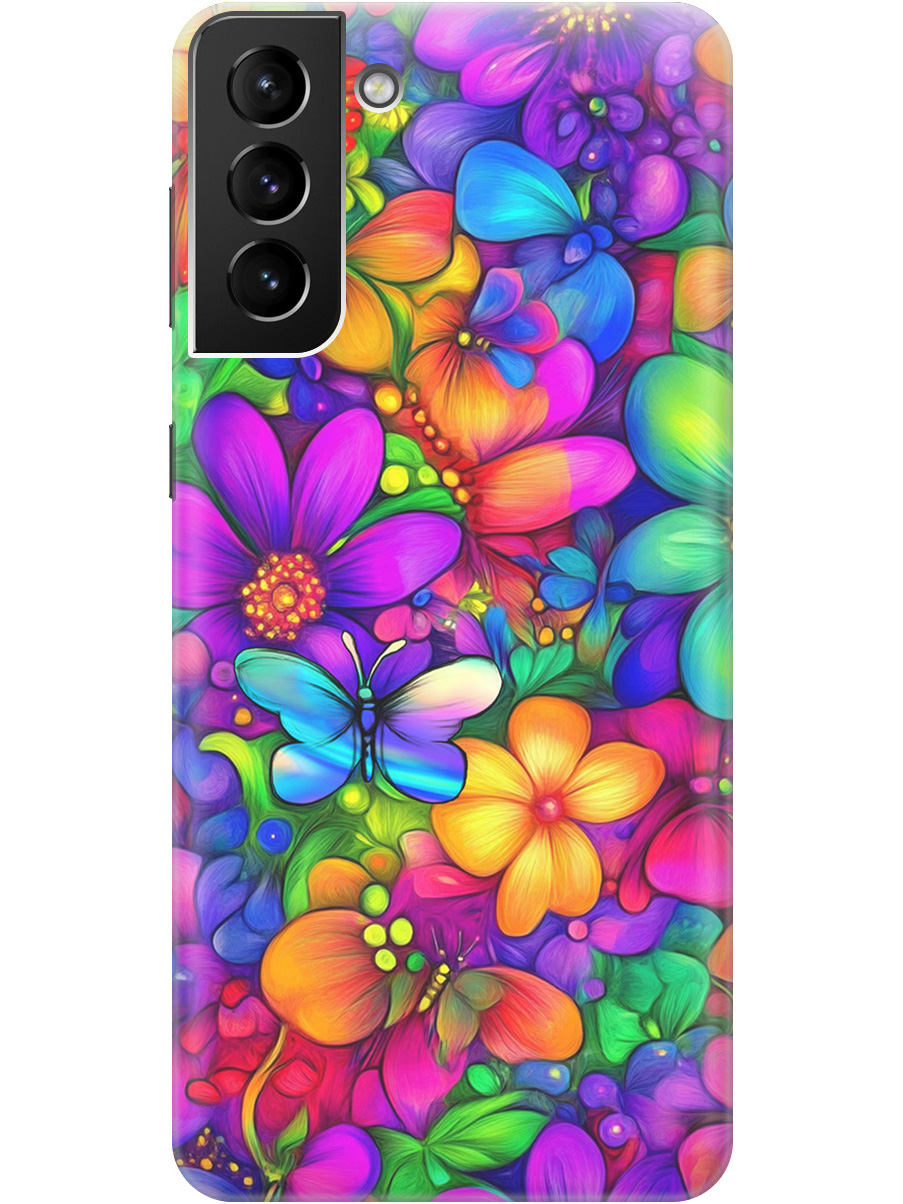 Силиконовый чехол на Samsung Galaxy S21+ с принтом "Бабочки и цветы" прозрачный, Прозрачный;зеленый;фиолетовый;красный, 724127523
Силиконовый чехол на Samsung Galaxy S21+ с принтом "Бабочки и цветы" прозрачный, Прозрачный;зеленый;фиолетовый;красный, 724127523