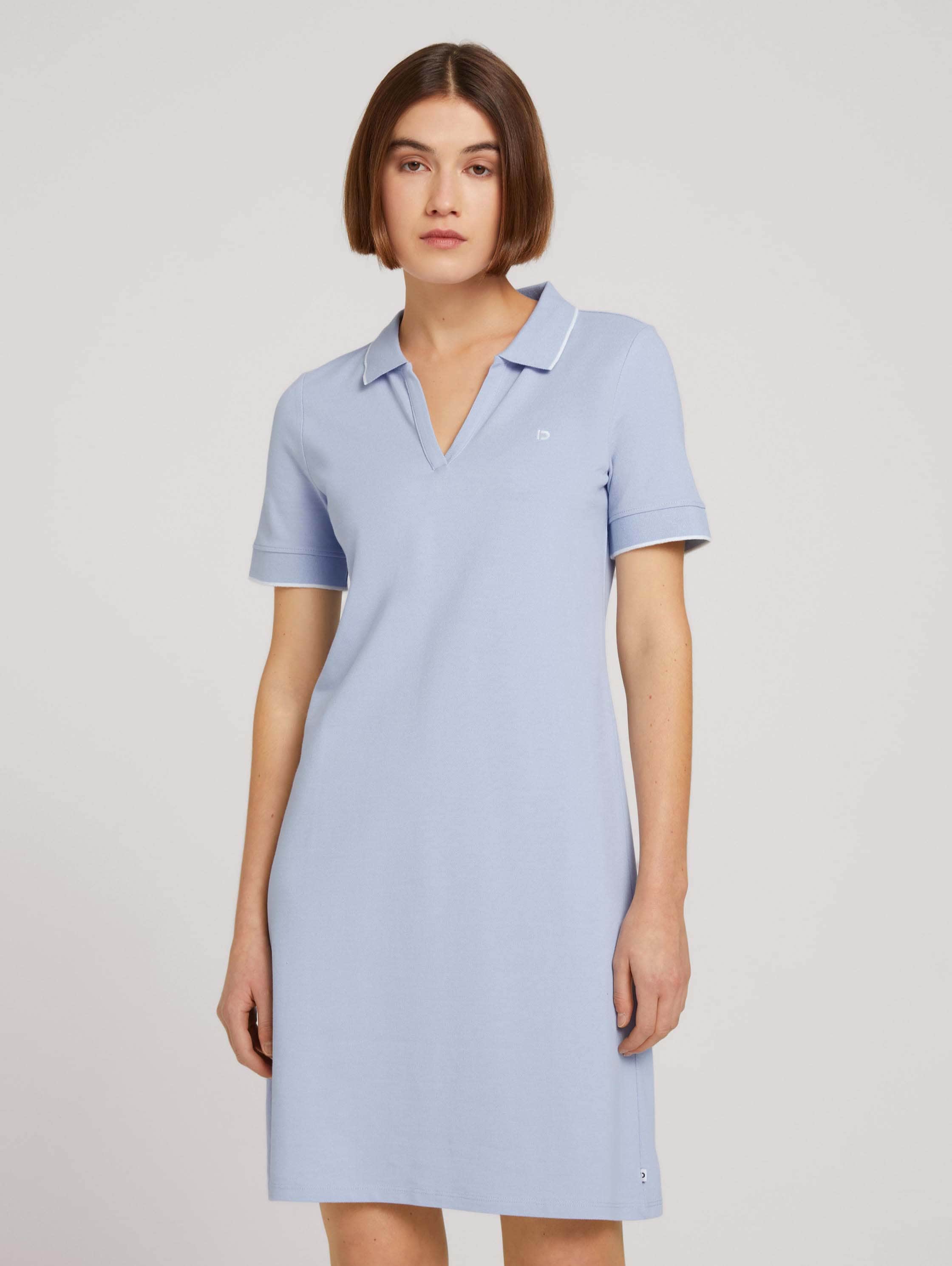 фото Платье женское tom tailor 1030959 голубое s