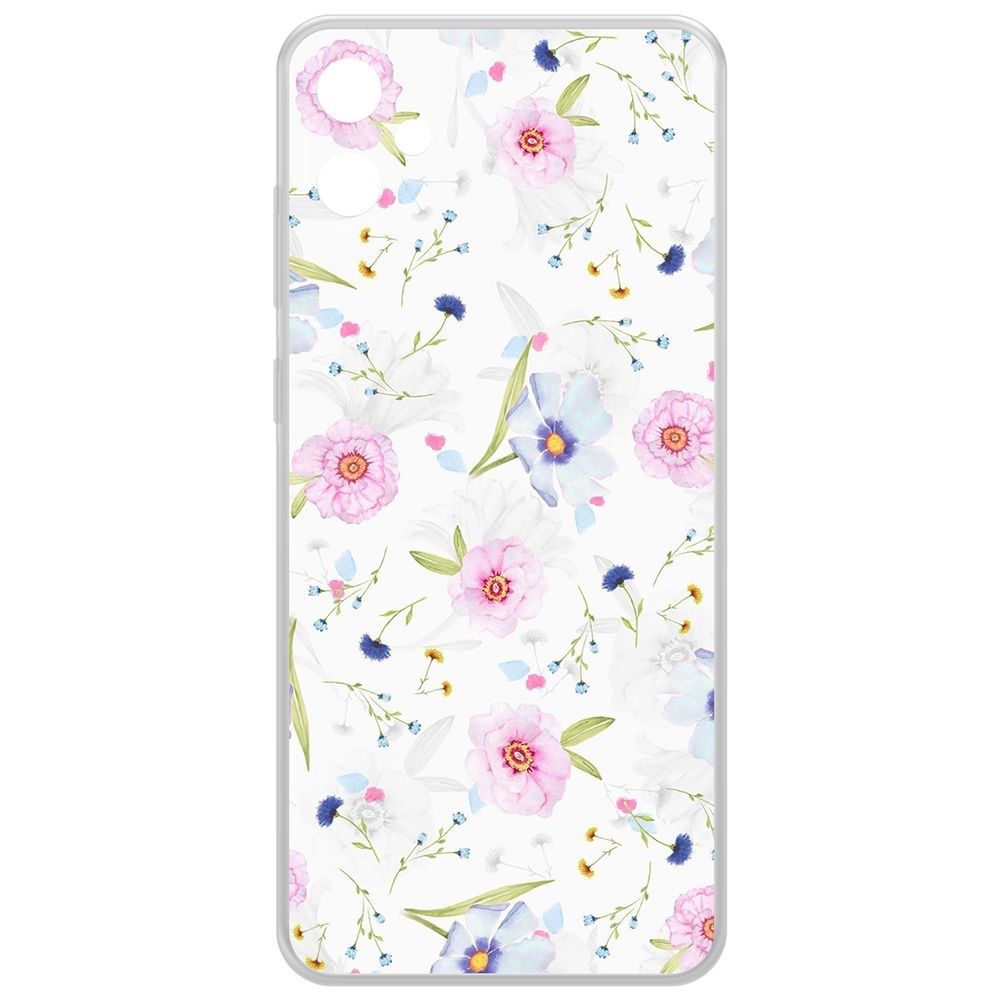 Чехол-накладка Krutoff Clear Case Цветочный паттерн 3 для Samsung Galaxy A05, Прозрачный
Чехол-накладка Krutoff Clear Case Цветочный паттерн 3 для Samsung Galaxy A05, Прозрачный