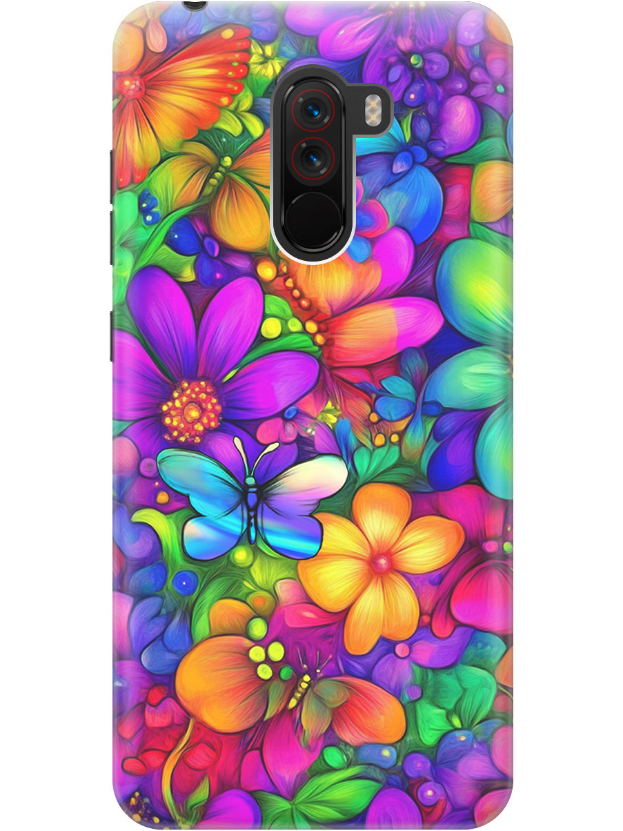 Силиконовый чехол на Xiaomi Pocophone F1 с принтом "Бабочки и цветы" прозрачный, Прозрачный;зеленый;фиолетовый;красный, 719373323
Силиконовый чехол на Xiaomi Pocophone F1 с принтом "Бабочки и цветы" прозрачный, Прозрачный;зеленый;фиолетовый;красный, 719373323