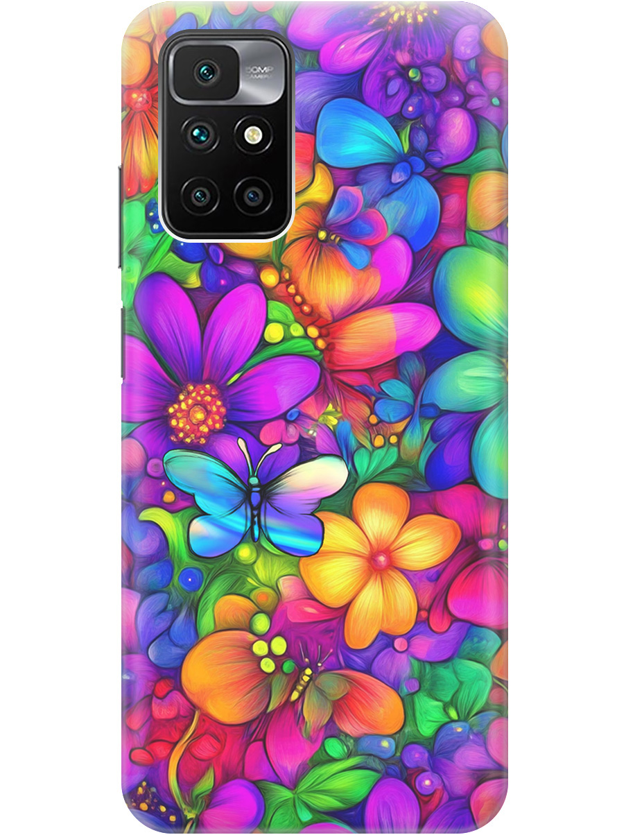 Силиконовый чехол на Xiaomi Redmi 10 с принтом "Бабочки и цветы" прозрачный, Прозрачный;зеленый;фиолетовый;красный, 731907123
Силиконовый чехол на Xiaomi Redmi 10 с принтом "Бабочки и цветы" прозрачный, Прозрачный;зеленый;фиолетовый;красный, 731907123
