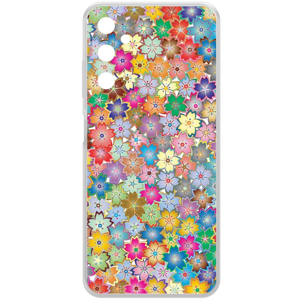 Чехол-накладка Krutoff Clear Case Цветочный паттерн 4 для Samsung Galaxy A05s, Прозрачный
Чехол-накладка Krutoff Clear Case Цветочный паттерн 4 для Samsung Galaxy A05s, Прозрачный