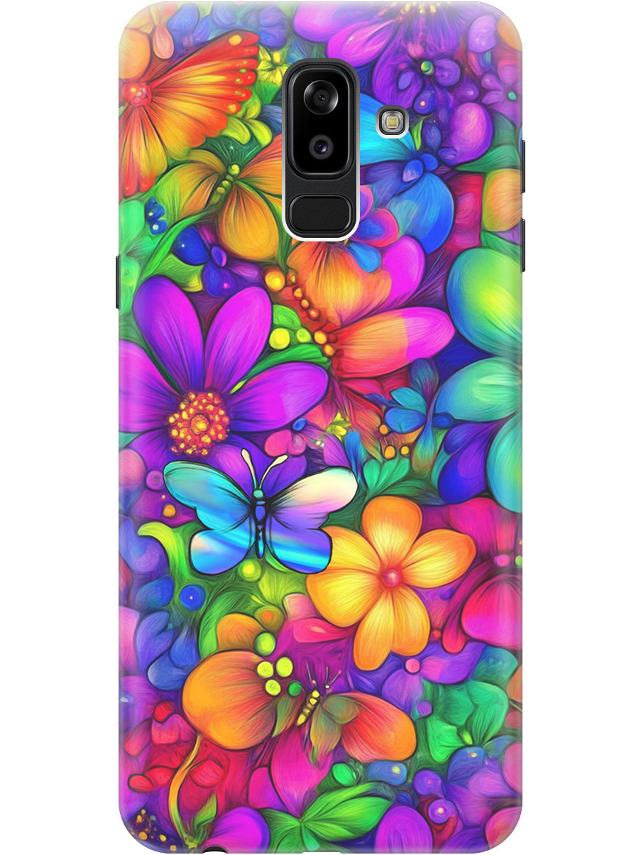 Силиконовый чехол на Samsung Galaxy J8 с принтом "Бабочки и цветы" прозрачный, Прозрачный;зеленый;фиолетовый;красный, 718586823
Силиконовый чехол на Samsung Galaxy J8 с принтом "Бабочки и цветы" прозрачный, Прозрачный;зеленый;фиолетовый;красный, 718586823
