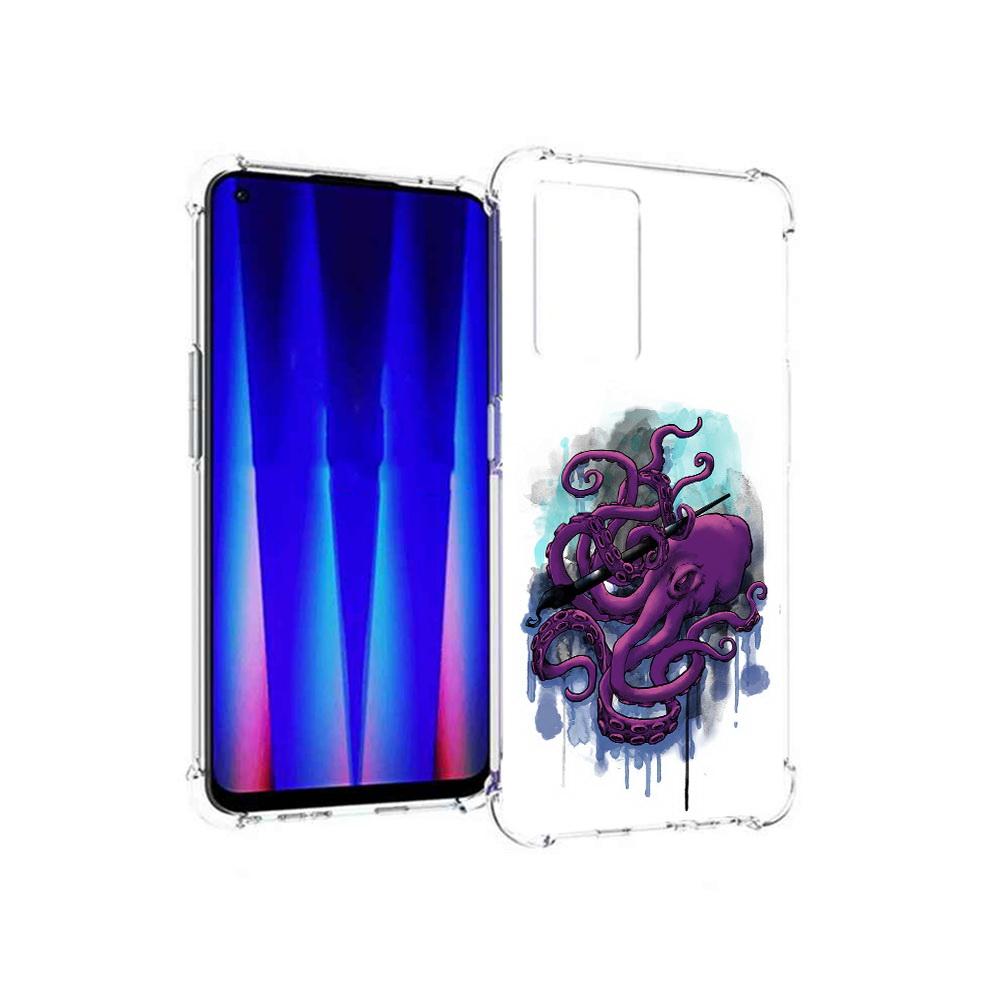 Чехол MyPads Tocco для OnePlus Nord CE 5G фиолетовый осьминог, Прозрачный, Tocco
Чехол MyPads Tocco для OnePlus Nord CE 5G фиолетовый осьминог, Прозрачный, Tocco