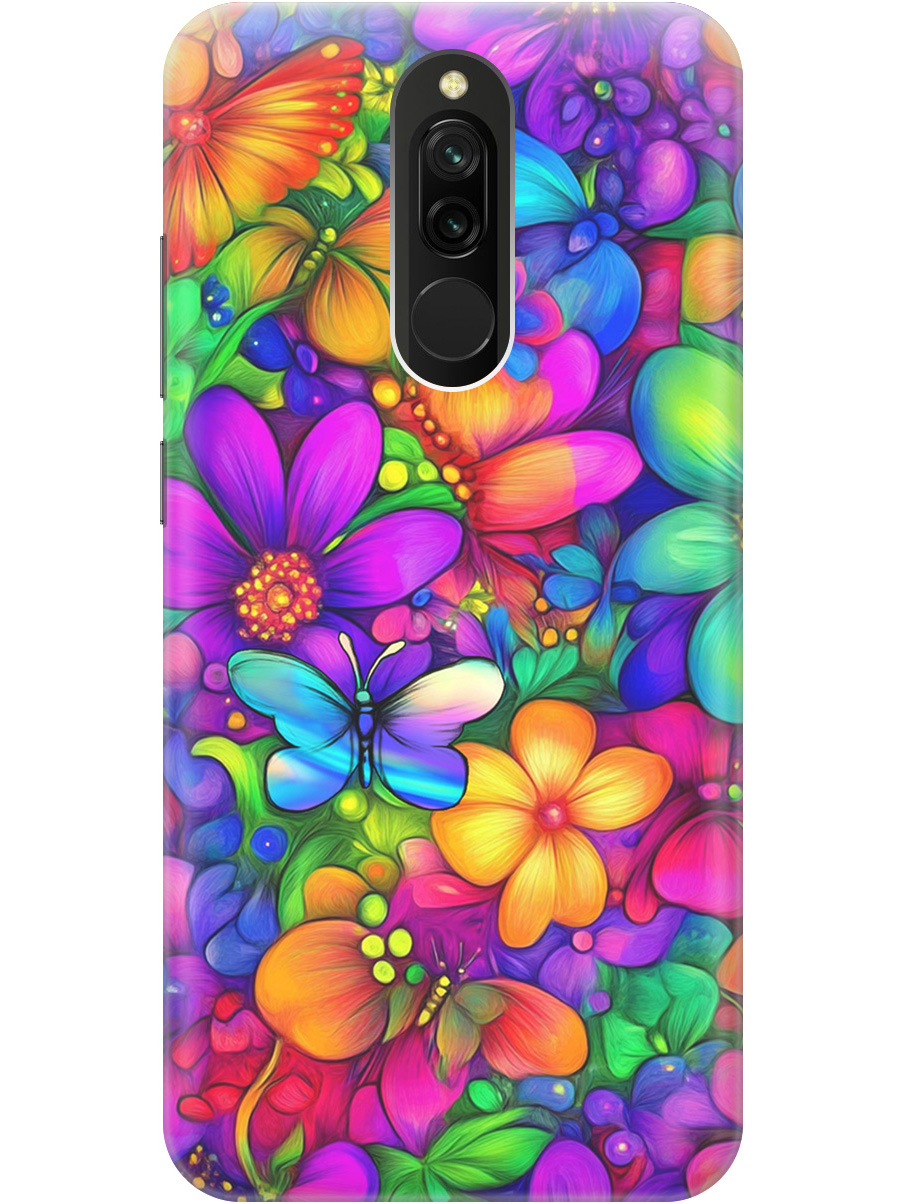Силиконовый чехол на Xiaomi Redmi 8 с принтом "Бабочки и цветы" прозрачный, Прозрачный;зеленый;фиолетовый;красный, 722204523
Силиконовый чехол на Xiaomi Redmi 8 с принтом "Бабочки и цветы" прозрачный, Прозрачный;зеленый;фиолетовый;красный, 722204523