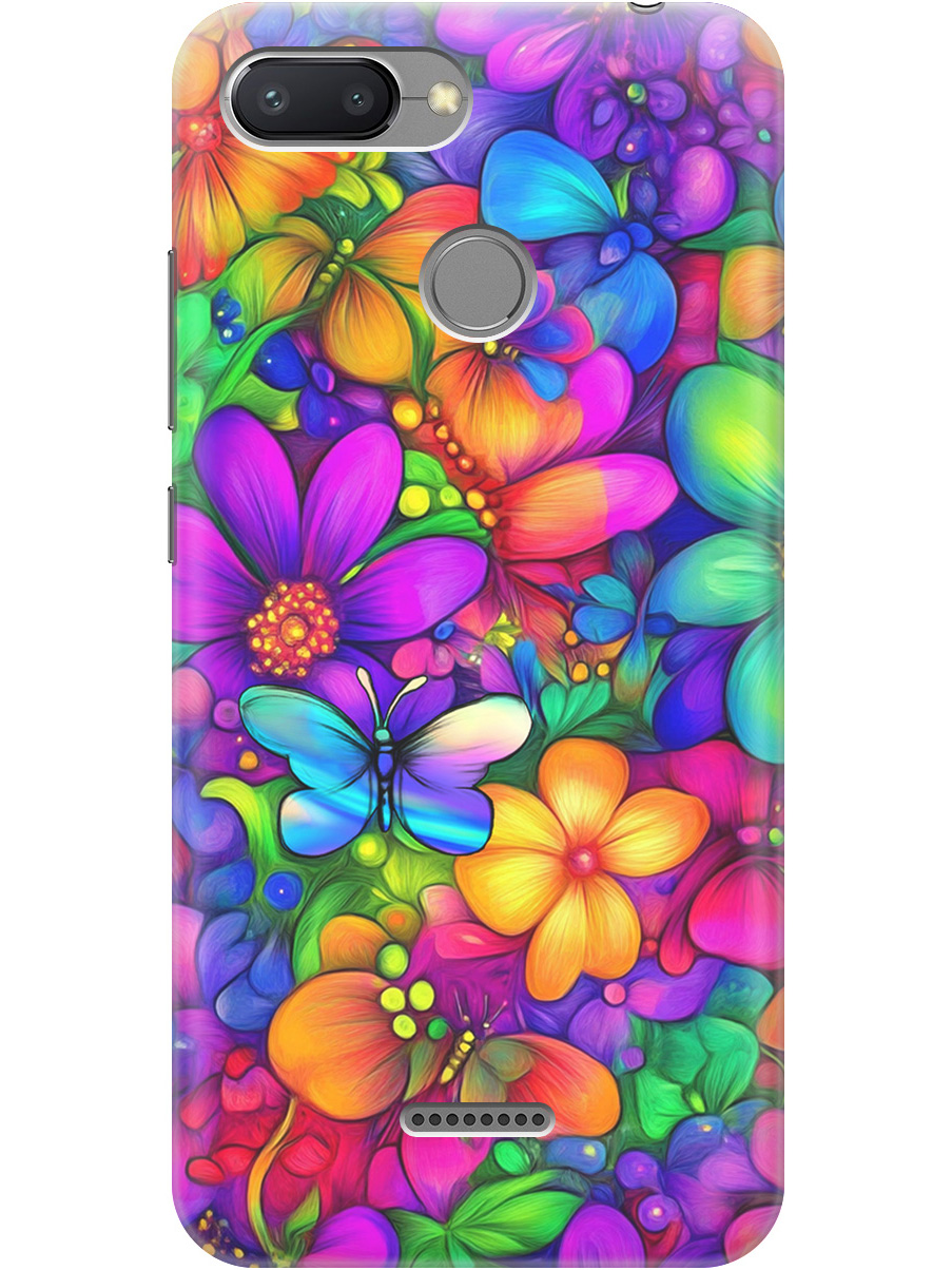 Силиконовый чехол на Xiaomi Redmi 6 с принтом "Бабочки и цветы" прозрачный, Прозрачный;зеленый;фиолетовый;красный, 718587023
Силиконовый чехол на Xiaomi Redmi 6 с принтом "Бабочки и цветы" прозрачный, Прозрачный;зеленый;фиолетовый;красный, 718587023