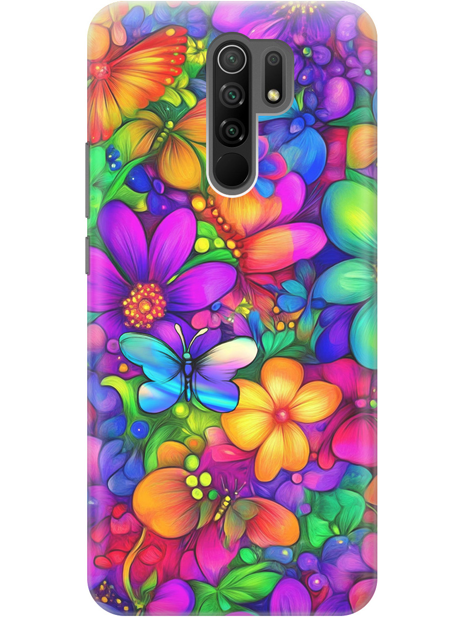 Силиконовый чехол на Xiaomi Redmi 9 с принтом "Бабочки и цветы" прозрачный, Прозрачный;зеленый;фиолетовый;красный, 723276723
Силиконовый чехол на Xiaomi Redmi 9 с принтом "Бабочки и цветы" прозрачный, Прозрачный;зеленый;фиолетовый;красный, 723276723