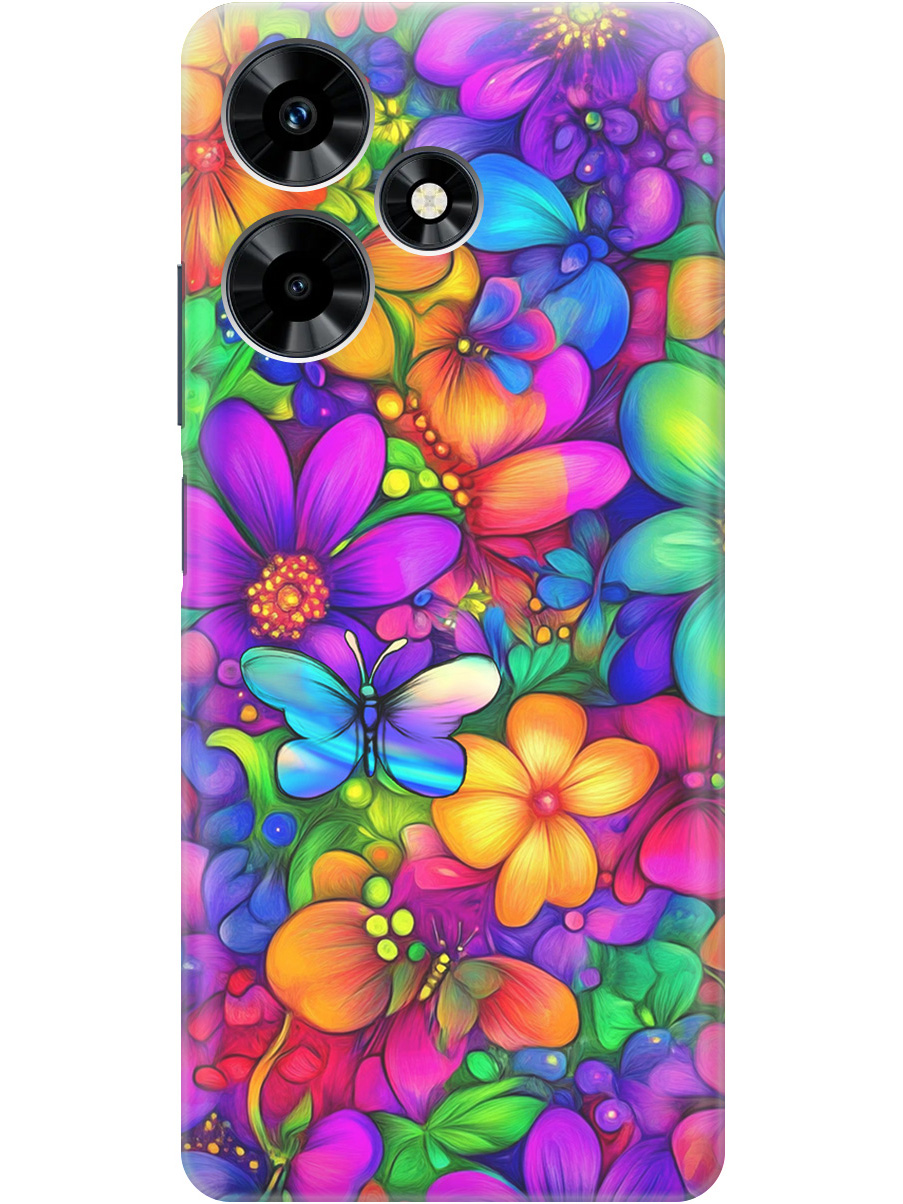 Силиконовый чехол на Infinix Hot 30 с принтом "Бабочки и цветы" прозрачный, Прозрачный;зеленый;фиолетовый;красный, 773940123
Силиконовый чехол на Infinix Hot 30 с принтом "Бабочки и цветы" прозрачный, Прозрачный;зеленый;фиолетовый;красный, 773940123
