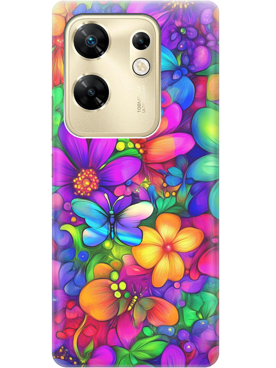 Силиконовый чехол на Infinix Zero 30 4G с принтом "Бабочки и цветы" прозрачный, Прозрачный;зеленый;фиолетовый;красный, 778687923
Силиконовый чехол на Infinix Zero 30 4G с принтом "Бабочки и цветы" прозрачный, Прозрачный;зеленый;фиолетовый;красный, 778687923