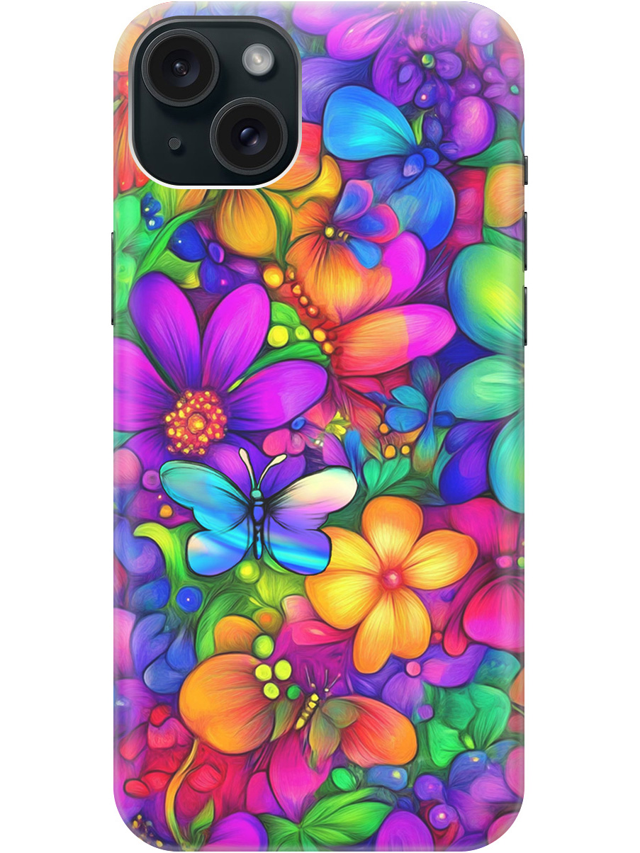 Силиконовый чехол на Apple iPhone 15 Plus с принтом "Бабочки и цветы" прозрачный, Прозрачный;зеленый;фиолетовый;красный, 775147923
Силиконовый чехол на Apple iPhone 15 Plus с принтом "Бабочки и цветы" прозрачный, Прозрачный;зеленый;фиолетовый;красный, 775147923