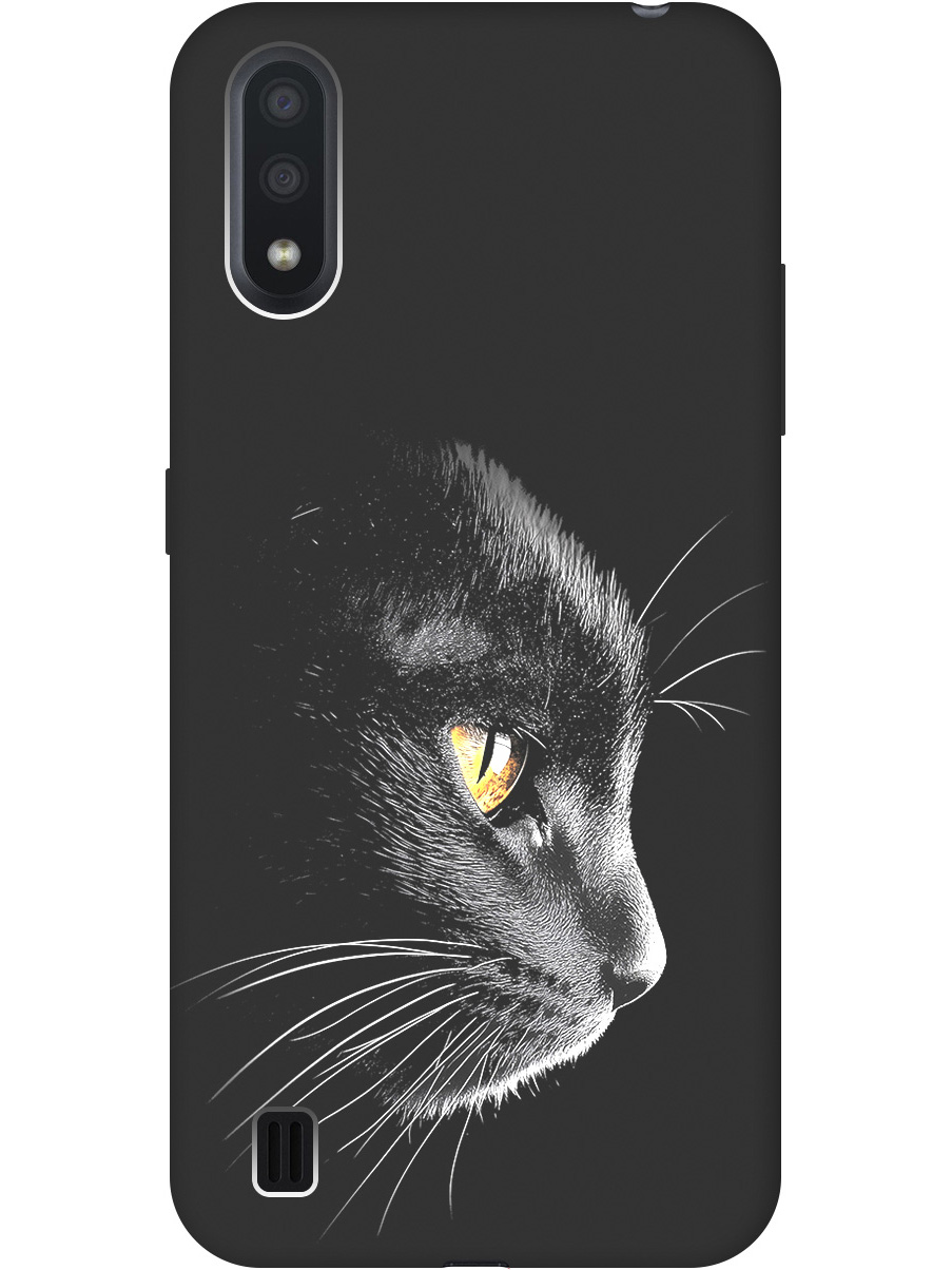 Силиконовый чехол на Samsung Galaxy A01 с принтом "Черный котик" матовый черный, Черный;белый;золотистый, 722444412
Силиконовый чехол на Samsung Galaxy A01 с принтом "Черный котик" матовый черный, Черный;белый;золотистый, 722444412