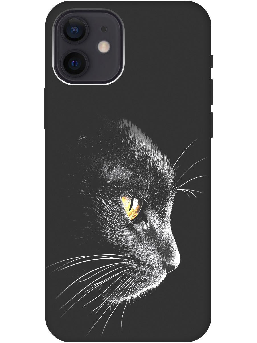 Силиконовый чехол на Apple iPhone 12/12 Pro с принтом "Черный котик" матовый черный, Черный;белый;золотистый, 723374112
Силиконовый чехол на Apple iPhone 12/12 Pro с принтом "Черный котик" матовый черный, Черный;белый;золотистый, 723374112