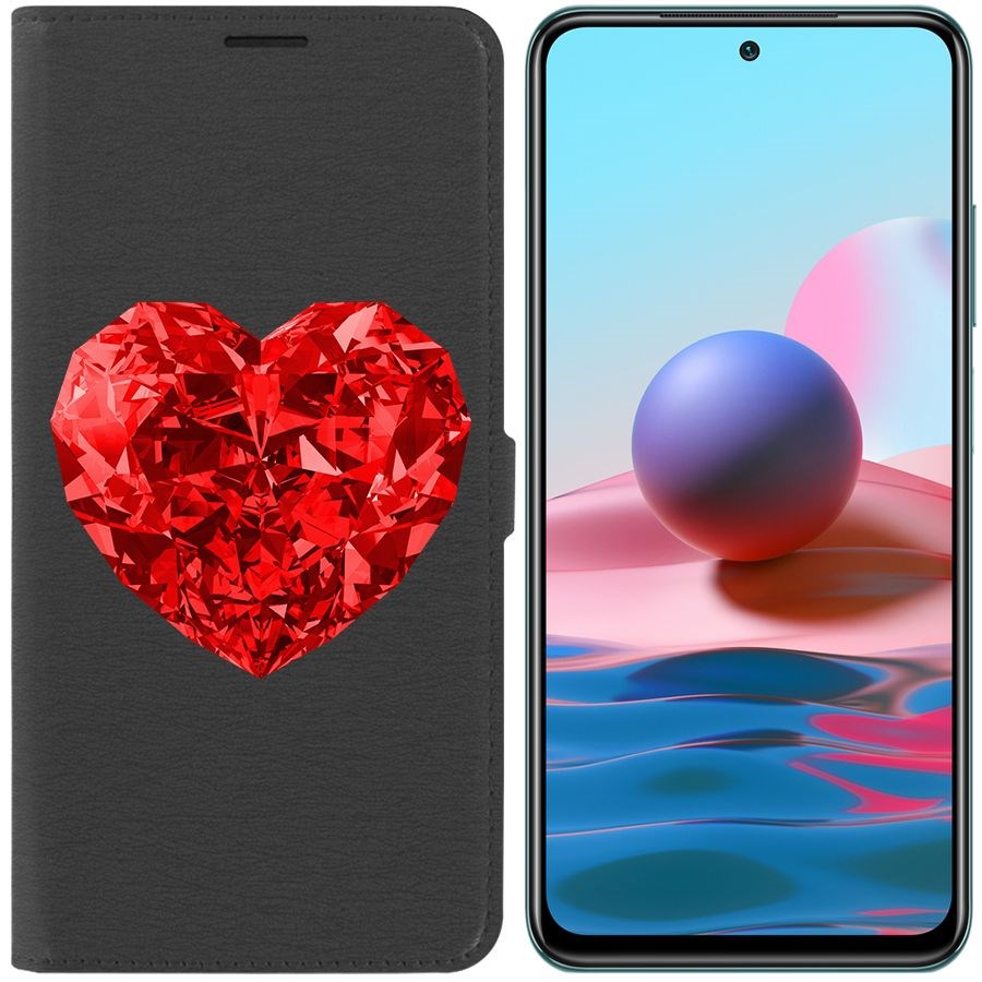 Чехол-книжка Krutoff Eco Book для Xiaomi Redmi Note 10S Рубиновое сердце (черный)
Чехол-книжка Krutoff Eco Book для Xiaomi Redmi Note 10S Рубиновое сердце (черный)