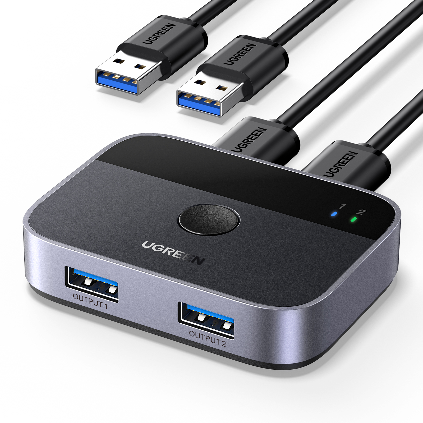 Переключатель uGreen 2хUSB-A - 2хUSB-A розетка-розетка (35313_) серый, черный, CM757
Переключатель uGreen 2хUSB-A - 2хUSB-A розетка-розетка (35313_) серый, черный, CM757