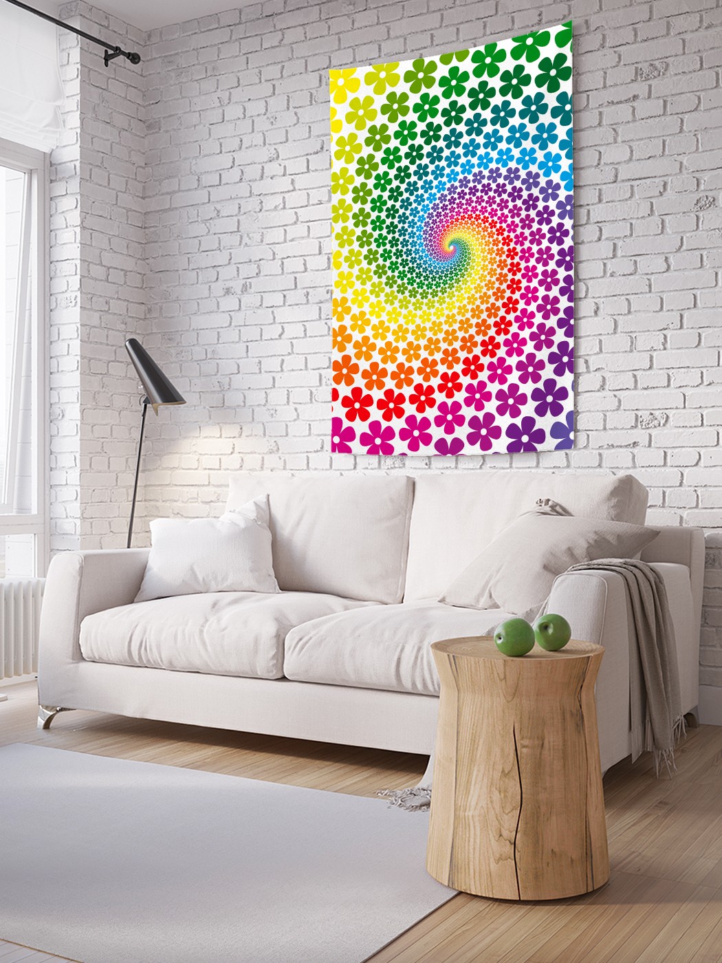 Вертикальное фотопанно на стену JoyArty Цветочная спираль 150x200 см, Цветочная спираль
Вертикальное фотопанно на стену JoyArty Цветочная спираль 150x200 см, Цветочная спираль