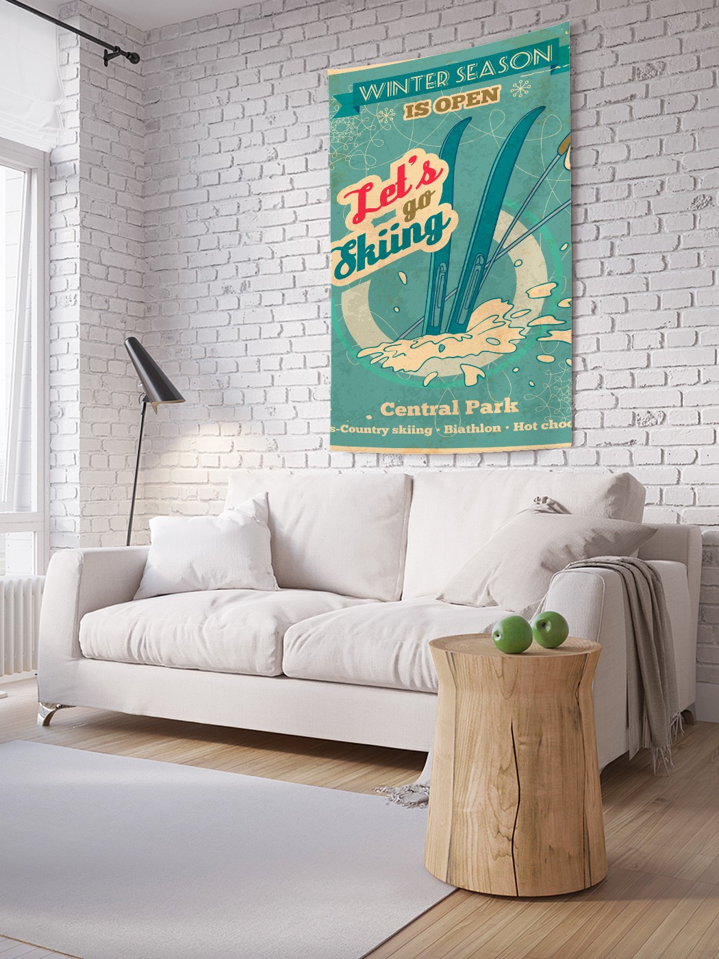 Вертикальное фотопанно на стену JoyArty Давай кататься на лыжах 150x200 см, Давай кататься на лыжах 
Вертикальное фотопанно на стену JoyArty Давай кататься на лыжах 150x200 см, Давай кататься на лыжах