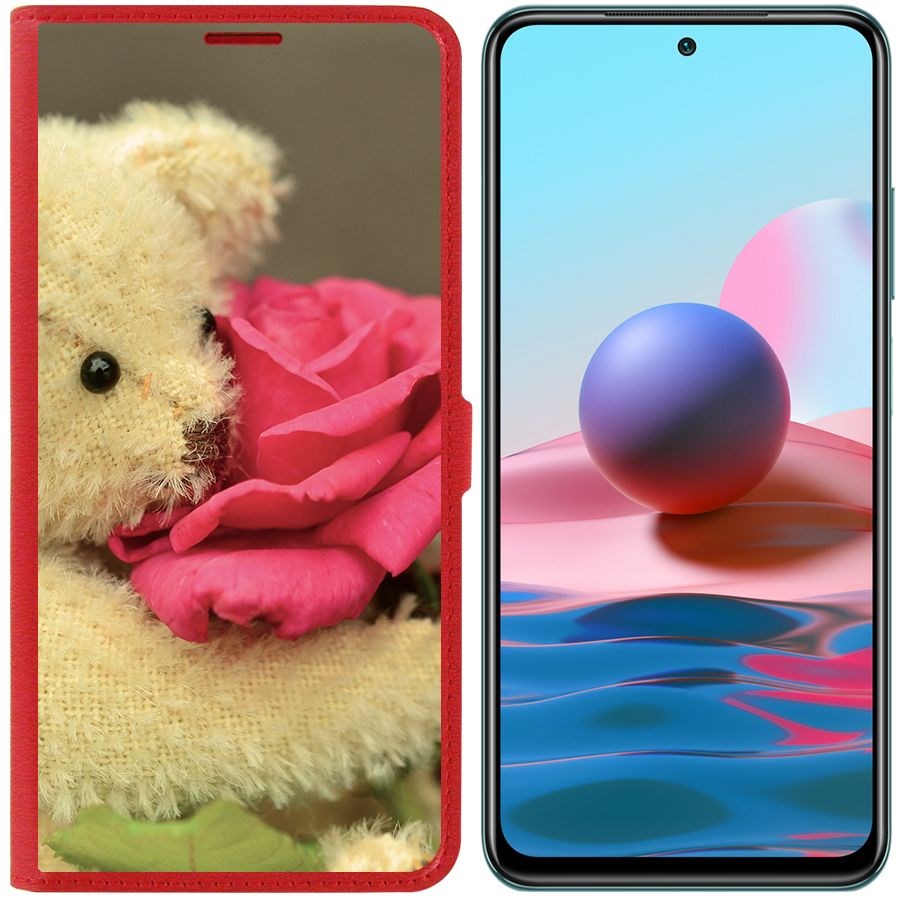 Чехол-книжка Krutoff Eco Book для Xiaomi Redmi Note 10S Медвежонок с розой (красный)
Чехол-книжка Krutoff Eco Book для Xiaomi Redmi Note 10S Медвежонок с розой (красный)