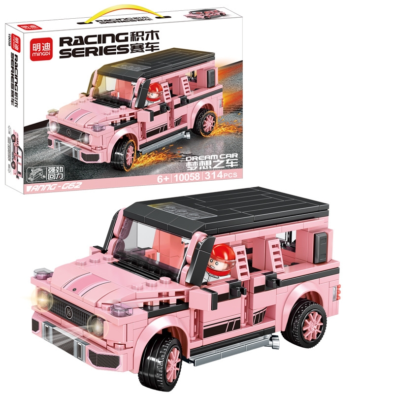 Конструктор MiNGDi Racing Series 10058 Гоночный автомобиль Мерседес G63, 314 деталей, Гоночный автомобиль Мерседес G63
Конструктор MiNGDi Racing Series 10058 Гоночный автомобиль Мерседес G63, 314 деталей, Гоночный автомобиль Мерседес G63