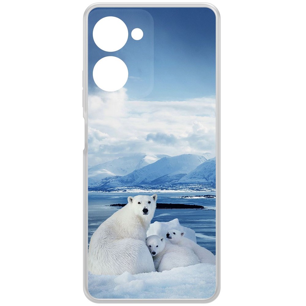 Чехол-накладка Krutoff Clear Case Полярные медведи для Realme 10 Pro, Прозрачный
Чехол-накладка Krutoff Clear Case Полярные медведи для Realme 10 Pro, Прозрачный
