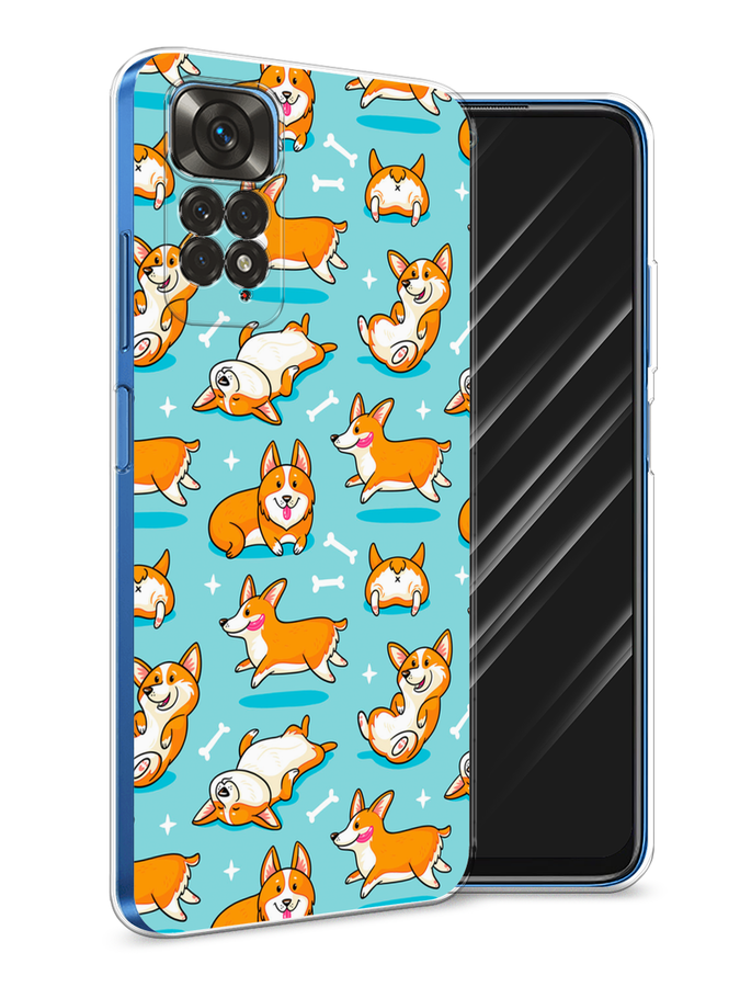 Чехол Awog на Xiaomi Redmi Note 11 4G Global/Redmi Note 11S "Веселые корги", Разноцветный, 313850-2
Чехол Awog на Xiaomi Redmi Note 11 4G Global/Redmi Note 11S "Веселые корги", Разноцветный, 313850-2