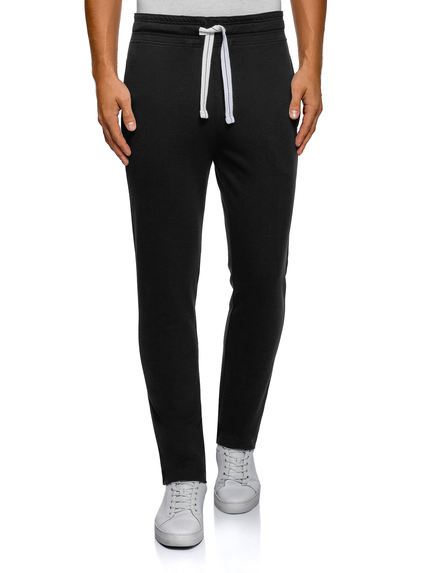 фото Спортивные брюки мужские oodji 5b230001m черные 2xl