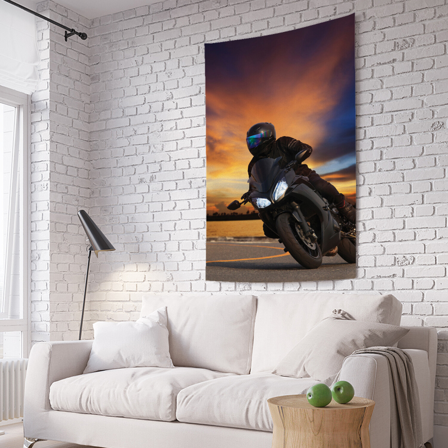 Вертикальное фотопанно на стену JoyArty Мотоциклист под небом 150x200 см, Мотоциклист под небом
Вертикальное фотопанно на стену JoyArty Мотоциклист под небом 150x200 см, Мотоциклист под небом