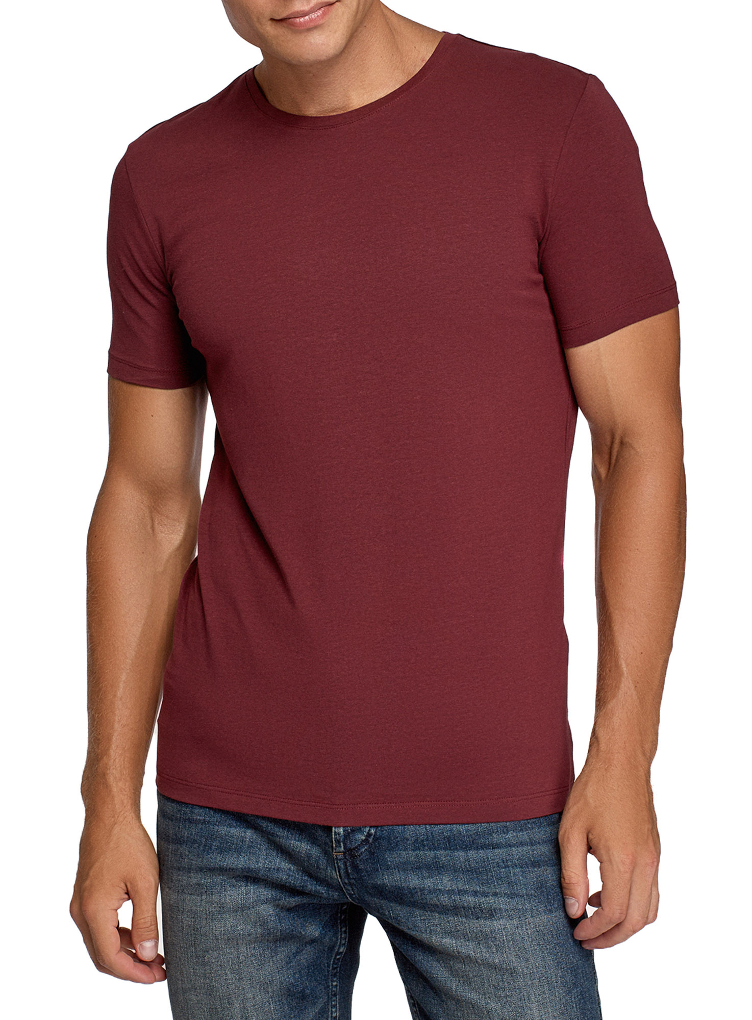 фото Футболка мужская oodji 5b611004m красная m