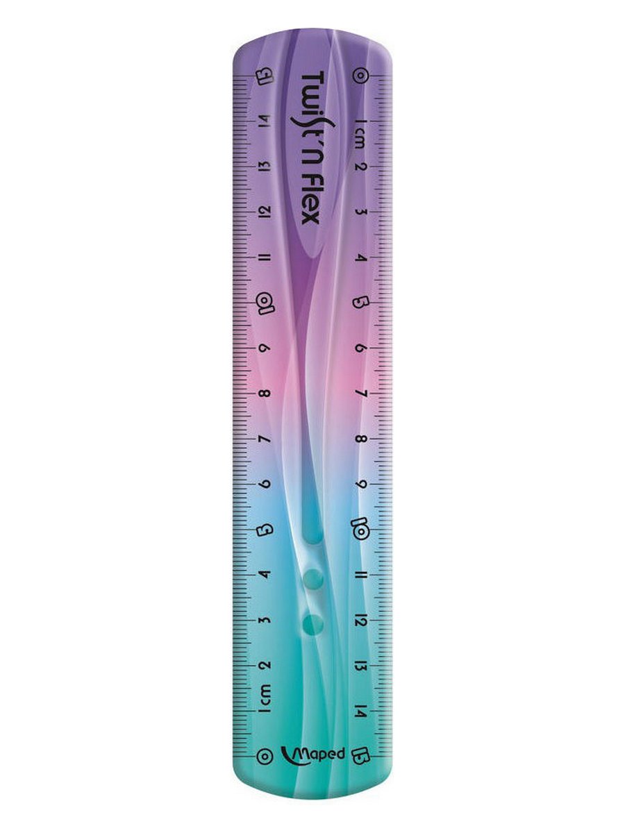 Линейка канцелярская 15см MAPED Twist'n Flex Patterns, зелено-фиолетовая 279115/зел-фиолет, TWIST'N FLEX PATTERNS
Линейка канцелярская 15см MAPED Twist'n Flex Patterns, зелено-фиолетовая 279115/зел-фиолет, TWIST'N FLEX PATTERNS