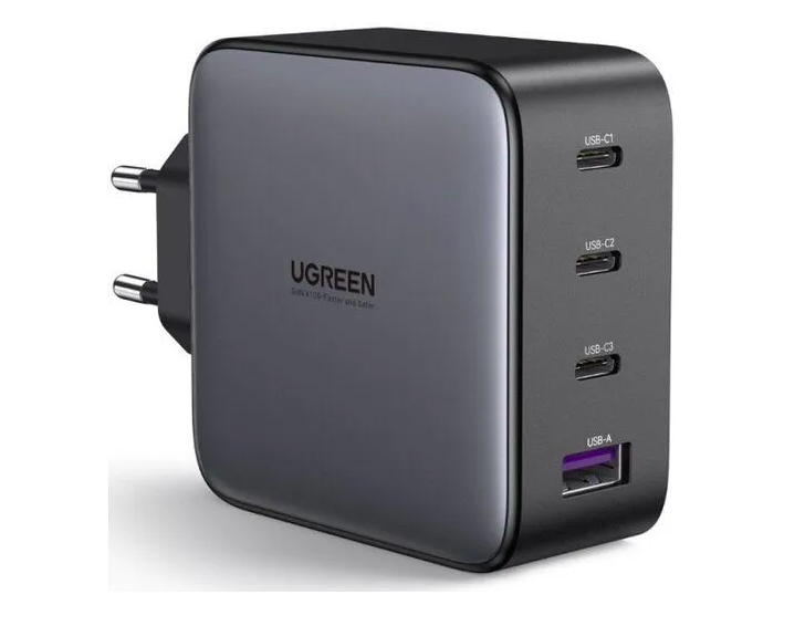 Сетевое зарядное устройство UGREEN CD226 USB-A + 3хUSB-C 100W (40747), CD226 USB-A + 3хUSB-C 100W (40747)
Сетевое зарядное устройство UGREEN CD226 USB-A + 3хUSB-C 100W (40747), CD226 USB-A + 3хUSB-C 100W (40747)