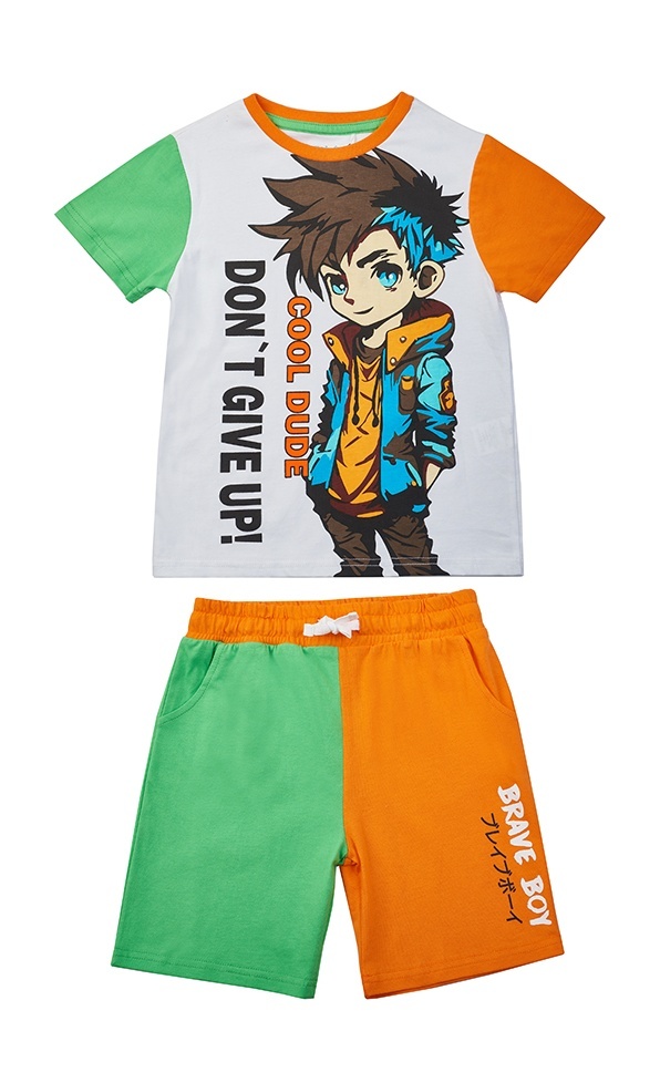 Костюм повседневный Kari Kids SS24C53300520, белый, зеленый, оранжевый, 92, SS24C53300520
Костюм повседневный Kari Kids SS24C53300520, белый, зеленый, оранжевый, 92, SS24C53300520