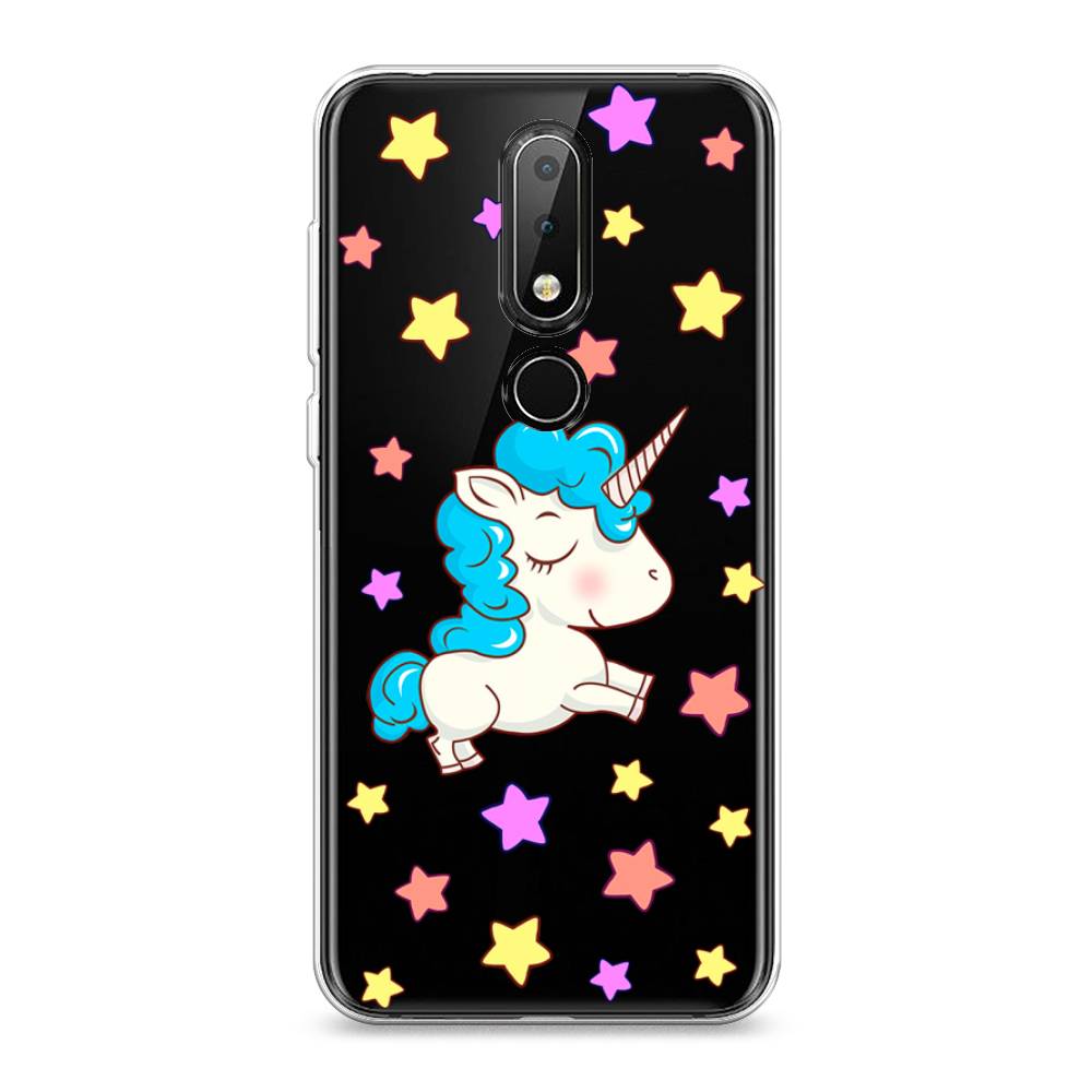 Чехол Awog на Nokia X6 2018 / Нокиа X6 2018 "Звездный единорог", Белый;голубой;розовый, 121450-2
Чехол Awog на Nokia X6 2018 / Нокиа X6 2018 "Звездный единорог", Белый;голубой;розовый, 121450-2