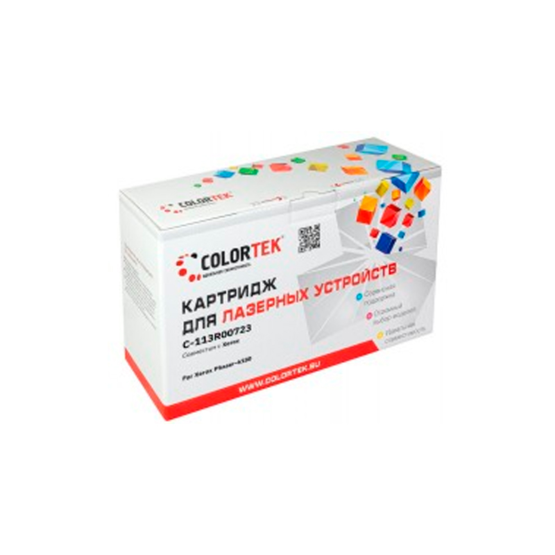 Картридж совместимый 113R00724 Colortek для Xerox Phaser 6180 пурпурный, 113R00724_C
Картридж совместимый 113R00724 Colortek для Xerox Phaser 6180 пурпурный, 113R00724_C