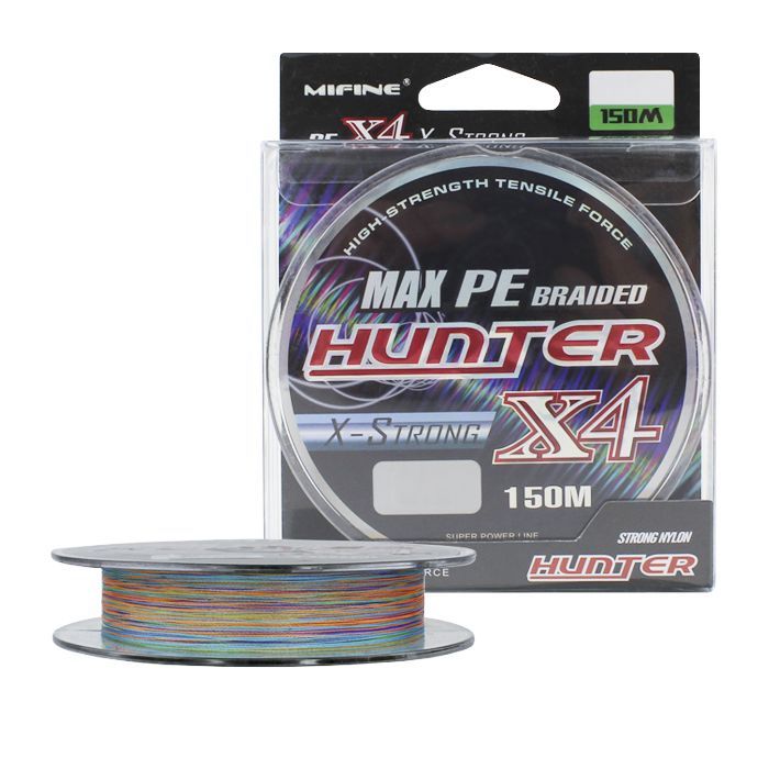 Шнур плетеный для рыбалки MIFINE HUNTER X4PE 150м 0,10мм; плетенка, шнур, на карпа, Разноцветный, HUNTER X4PE
Шнур плетеный для рыбалки MIFINE HUNTER X4PE 150м 0,10мм; плетенка, шнур, на карпа, Разноцветный, HUNTER X4PE