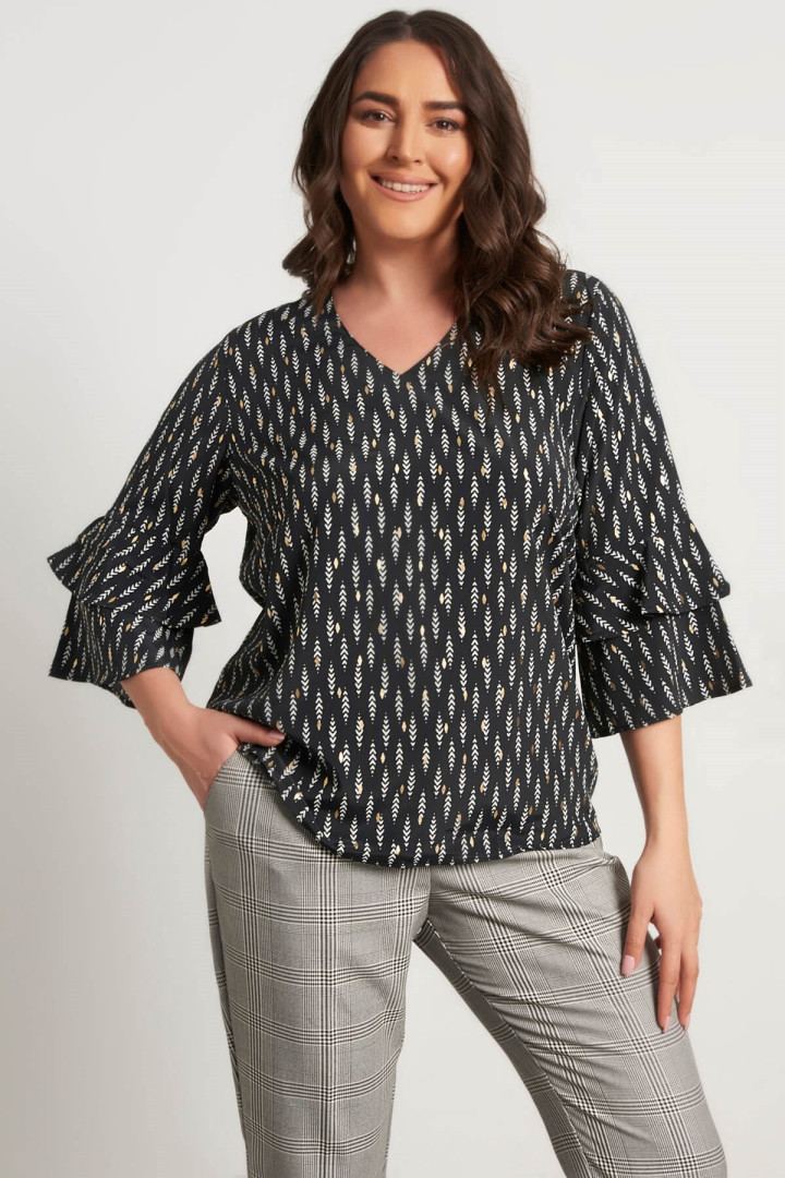 Блуза женская My Line Moda 1227 черная 46 RU (товары доставляются из-за рубежа), 1227
Блуза женская My Line Moda 1227 черная 46 RU (товары доставляются из-за рубежа), 1227