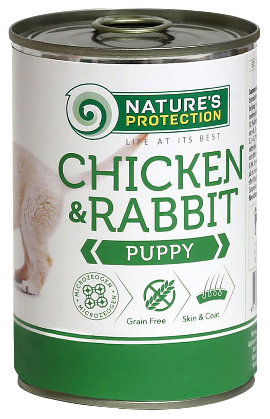 Консервы для щенков Nature’s Protection, курица, кролик, 400г, курица, кролик, 400 г
Консервы для щенков Nature’s Protection, курица, кролик, 400г, курица, кролик, 400 г