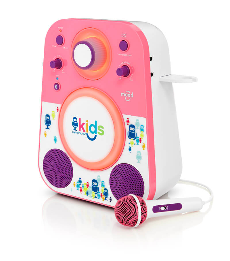 Детская караоке система Singing Machine Kids с микрофоном и цветной LED подсветкой розовый, Kids SMK250
Детская караоке система Singing Machine Kids с микрофоном и цветной LED подсветкой розовый, Kids SMK250