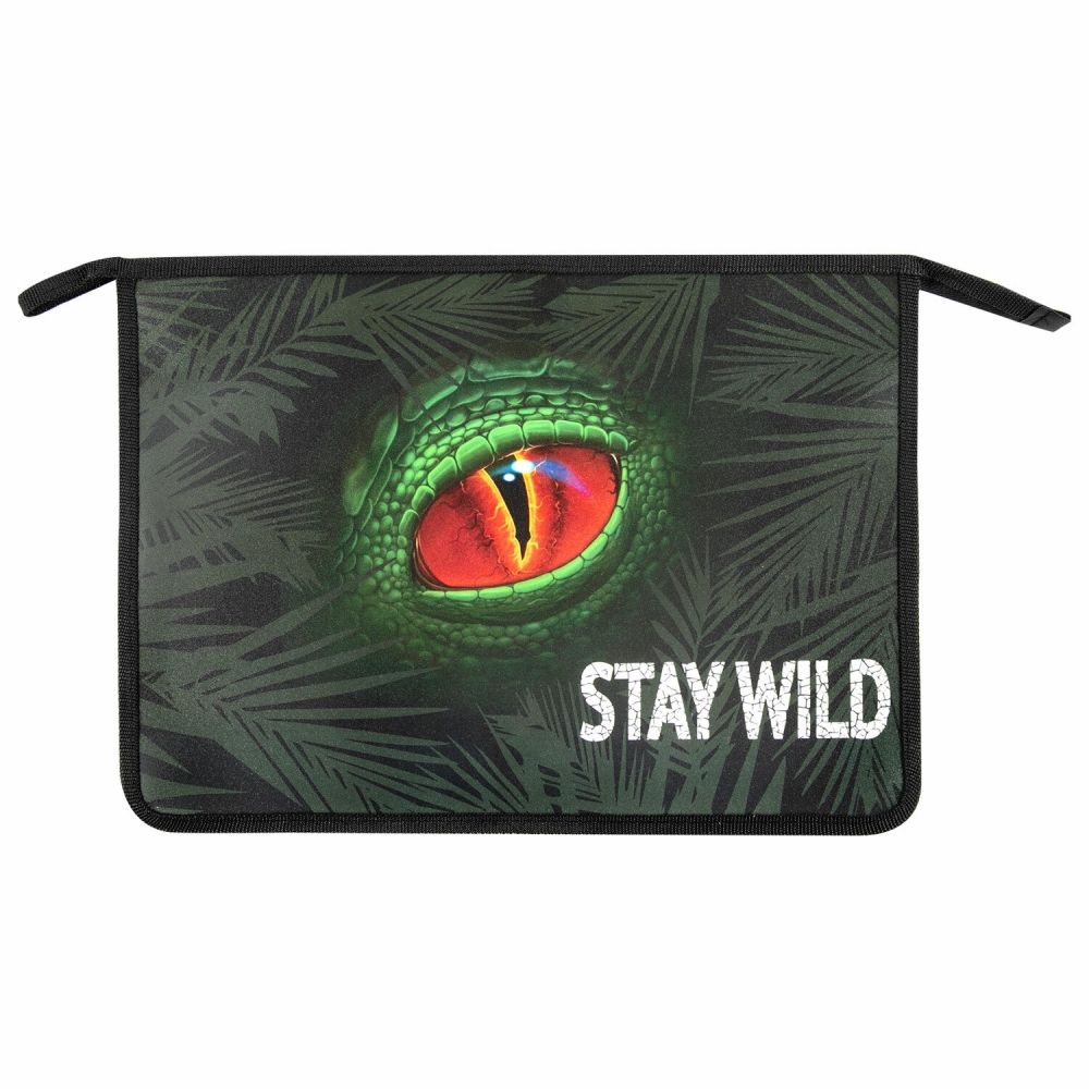 Папка для тетрадей Юнландия А4 1 отделение пластик на молнии Stay wild 271081, Черный, 271081
Папка для тетрадей Юнландия А4 1 отделение пластик на молнии Stay wild 271081, Черный, 271081