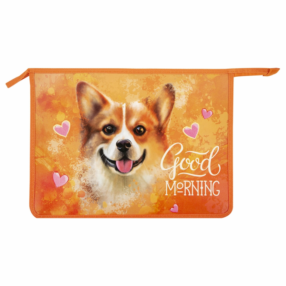 Папка для тетрадей Юнландия А4 1 отделение пластик на молнии Corgi 271079, Оранжевый, 271079
Папка для тетрадей Юнландия А4 1 отделение пластик на молнии Corgi 271079, Оранжевый, 271079