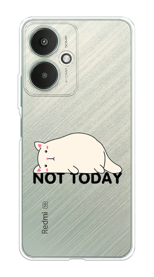 Чехол на Xiaomi Redmi 13C 5G/Redmi 13R 5G/Poco M6 5G "Cat not today", Белый;розовый;черный, 321350-1
Чехол на Xiaomi Redmi 13C 5G/Redmi 13R 5G/Poco M6 5G "Cat not today", Белый;розовый;черный, 321350-1